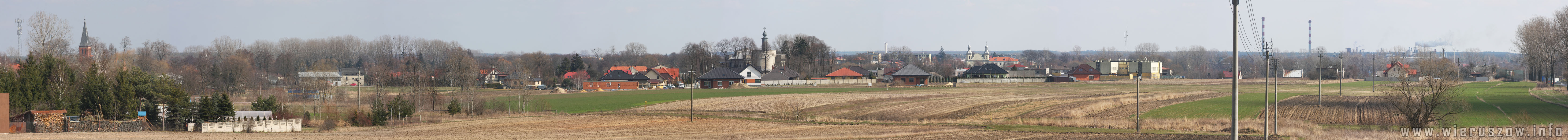 Panorama Wierusz�w Podzamcze