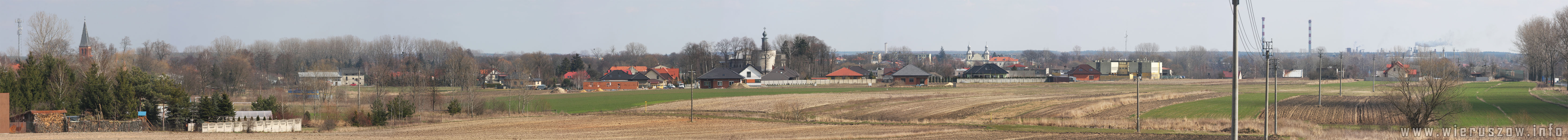 Panorama Wieruszw Podzamcze