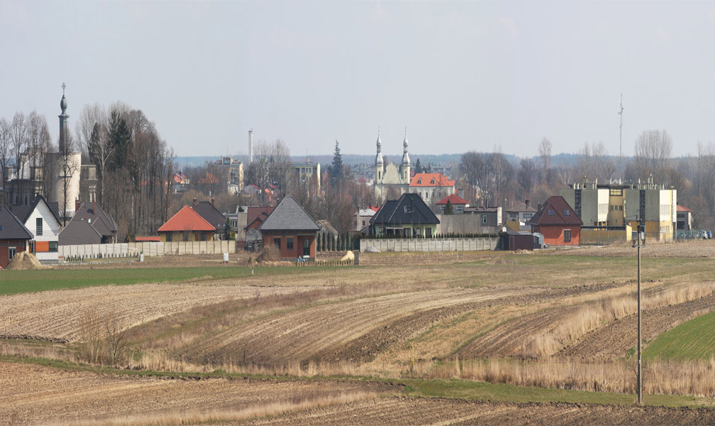Wiosenna Panorama Wieruszowa Podzamcze marzec 2016