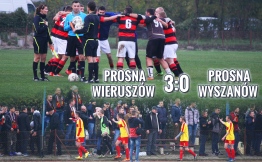 Mecz derbowy Prosna Wieruszów - Prosna Wyszanów